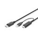 4. HDMI 4K 30Hz Netzteilkabel USB A auf DisplayPort 2 m