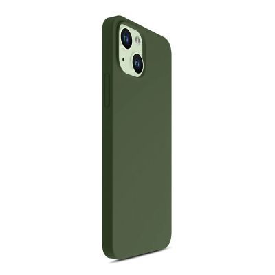 7. 3mk Hardy Silikon-MagCase für iPhone 15 Plus – grün