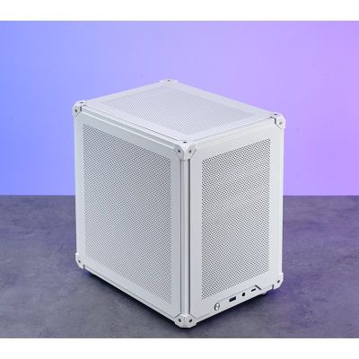 30. Jonsbo C6 Micro-ATX Computergehäuse – Weiß