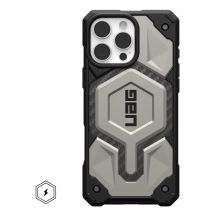 UAG Monarch Pro Schutzhülle für iPhone 16 Pro Max, kompatibel mit MagSafe (Titan)
