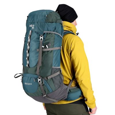 5. NILS Camp NC1949 Wanderrucksack grün Bergen 65l