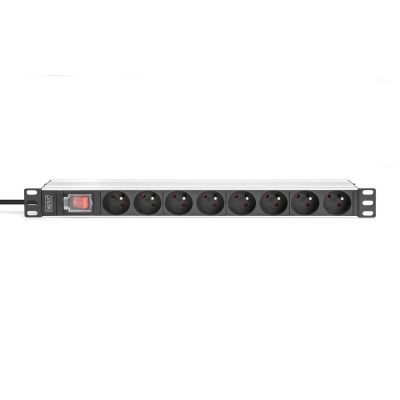 3. Digitus DN-95402-1-FR PDU Stromverteilungseinheit 8 x Netzwerkdosen 1U