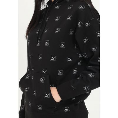 3. Puma Brand Love AOP Hoodie FL W 535706 01 Sweatshirt