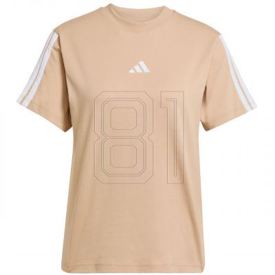 2. adidas Essentials 3-Streifen Baumwoll-T-Shirt W JV7359