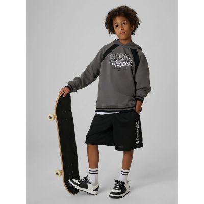 5. Jungen-Sweatshirt im Loose Fit mit Kapuze 4F 4FJRAW26TSWSM3193-25S