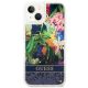 3. Guess GUHCP14SLFLSB iPhone 14 6.1 "blau / blaue Hardcase Flower Liquid Glitter