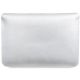 3. Hello Kitty PU-Metall-Logo-Hülle für einen 14-Zoll-Laptop – Silber