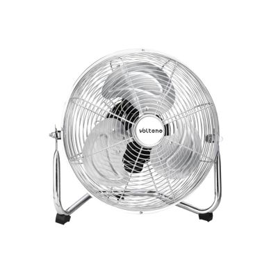 VOLTENO Standventilator-Umwälzer Chrom 100W / 45cm