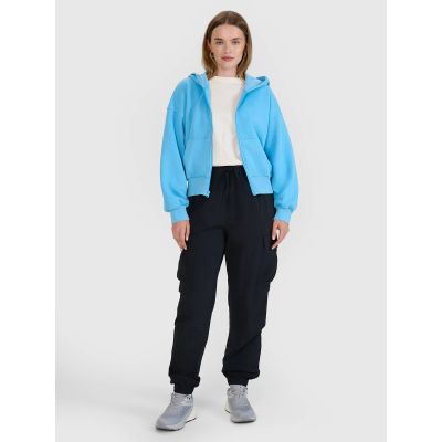 2. Damen-Kapuzensweatshirt mit Reißverschluss 4F 4FRSS25TSWSF2195-33S