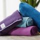 3. GAIAM Handtuch Frost Grey/Fuchsia Red 61813