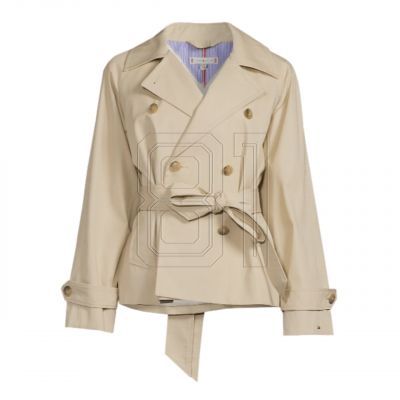 5. Tommy Hilfiger Baumwoll-Trenchcoat W WW0WW38430