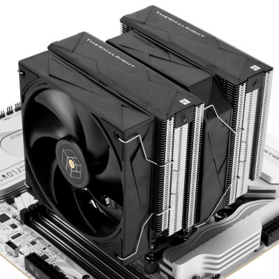 4. Thermalright Royal Praetor 130 Prozessorkühler 13 cm Schwarz, Silber