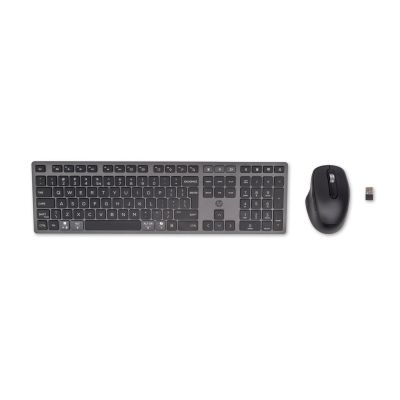 HP 720 Multi-Device Wiederaufladbare Kabellose Tastatur- und Maus-Kombination mit Akku, Schwarz 9T5A9AA