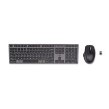 HP 720 Multi-Device Wiederaufladbare Kabellose Tastatur- und Maus-Kombination mit Akku, Schwarz 9T5A9AA