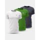 Herren-T-Shirt (3er-Set) 4F 4FWSS26TTSHM4216-90S