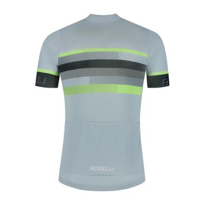 3. Rogelli HERO II Radtrikot grau-limett XL