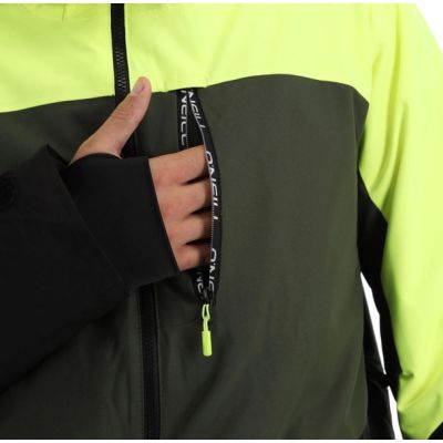 11. O'Neill Herren Wintersportjacke Carbonite Snowboard Ski 10K Grün Schwarz