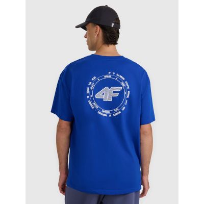 Oversize-T-Shirt für Herren mit Aufdruck 4F 4FWAW25TTSHM2403-36S