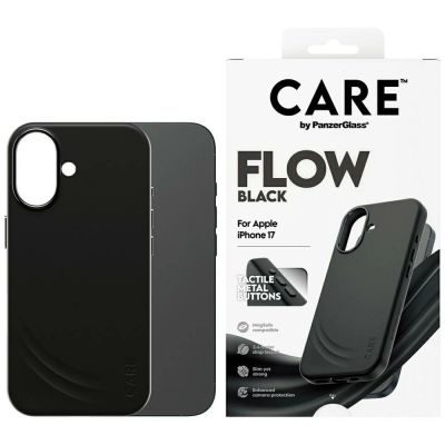 CARE by PanzerGlass Feature FLOW MagSafe Case für iPhone 17 - Schwarz
