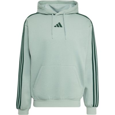 2. Herren-Sweatshirt adidas Essentials 3-Stripes Fleece Hoodie hellgrün KY4172