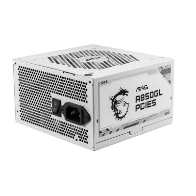 MSI MAG A850GL PCIE5 WEISS 850W 80+ Gold ATX 3.1 Netzteil
