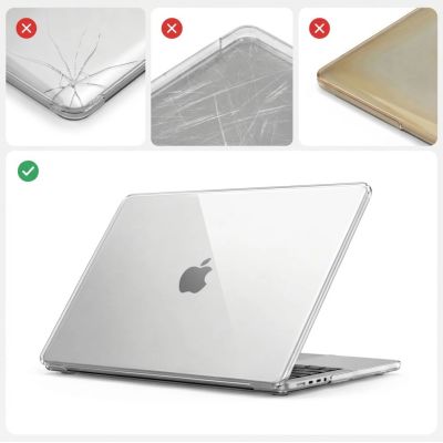 11. Tech-Protect Softshell-Schutzhülle für MacBook Air 13" (2023/2024/2025/2026) – Transparent