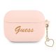 Guess, GUAPLSCHSP AirPods Pro Cover pink/pink Silikon Charm Heart Collection