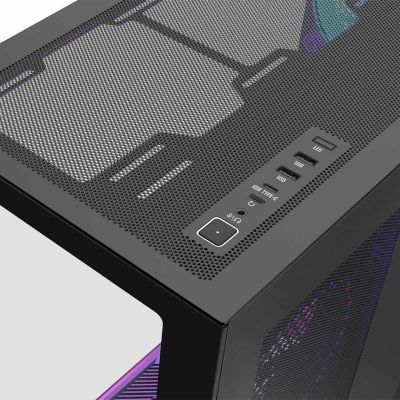 9. MODECOM VOLCANO SPACE XL ARGB FULL TOWER 5F SCHWARZES GEHÄUSE