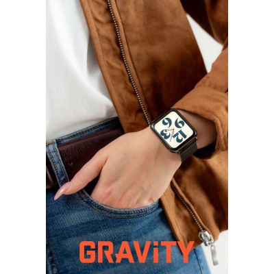 2. Smartwatch Gravity Weiß Schwarz 2 Armbänder GT17-8