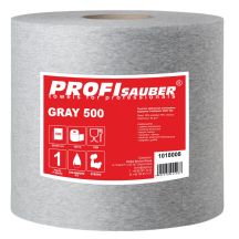 Graues Industrie-Reinigungstuch aus Vliesstoff ProfiSauber GREY 500