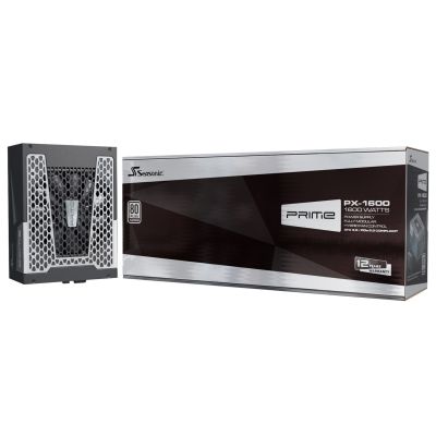 10. Seasonic ATX3-PRIME-PX-1600 Netzteilmodul 1600 W 20+4 Pin ATX Schwarz