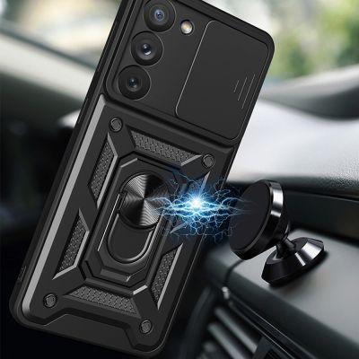3. Hybrid Armor Camshield Hülle für Samsung Galaxy A14 Panzerhülle mit Kameraabdeckung Pink
