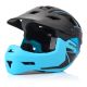 Meteor Hydra M Integral-Fahrradhelm 55-58 cm Schwarz/Blau