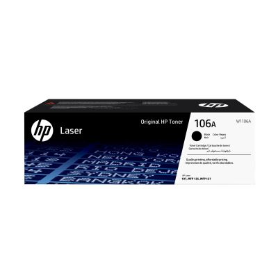 4. HP Toner Schwarz HP 106A, HP106A=W1106A, 1000 Seiten
