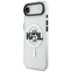 2. Karl Lagerfeld IML Choupette Sketch Logo MagSafe iPhone Air Hülle - Transparent