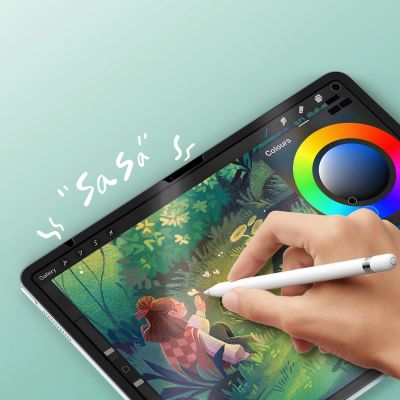 6. Dux Ducis Naad Paperlike Matte Displayschutzfolie für iPad Air 13" (2024/2025) – mit schwarzem Rahmen