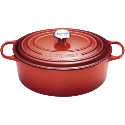 Le Creuset Signature Bräter, oval, 40 cm, Kirsche