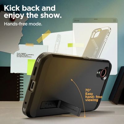 9. Spigen Tough Armor Hülle für Samsung Galaxy XCover 7 - Schwarz