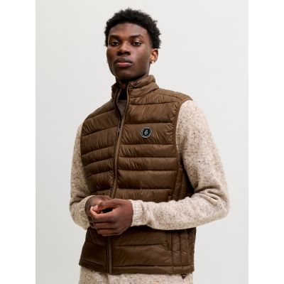 6. Jack&Jones Herren-Weste JJEKINGSLEY LIGHT BODYWARMER COLLAR NOOS 12298870 COCCA