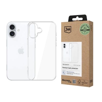 3mk Clear Case Eco Hülle für Apple iPhone 16 plus – transparent