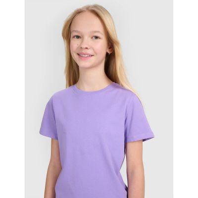 4. Mädchen-T-Shirt mit Aufdruck, regulär, Größe 4F 4FJWSS25TTSHF2176-51S