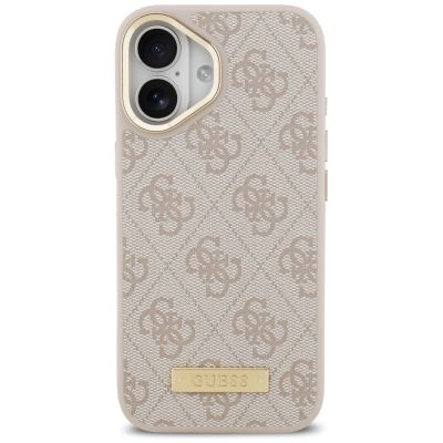 3. Guess 4G Logo Plate MagSafe Case für iPhone 17 - Pink