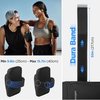 10. Spigen Dynamic Shield A702 Armband - Schwarz