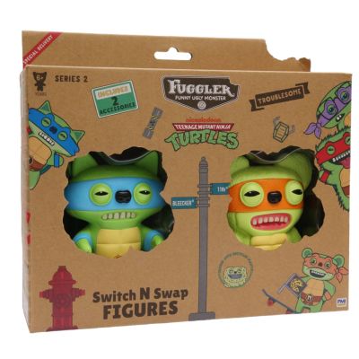 FUGGLER S2 SWAP & STYLE FIGURES – 2er-Pack (LEONARDO & MICHELANGELO)