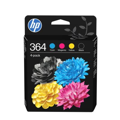 165. HP 364 Original-Tintenpatronen im 4er-Pack: Schwarz/Cyan/Magenta/Gelb