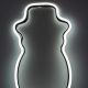 11. NEONSCHNEEMANN WEISS 81 LED BATTERIEBETRIEBEN 14,5x96CM LUCA