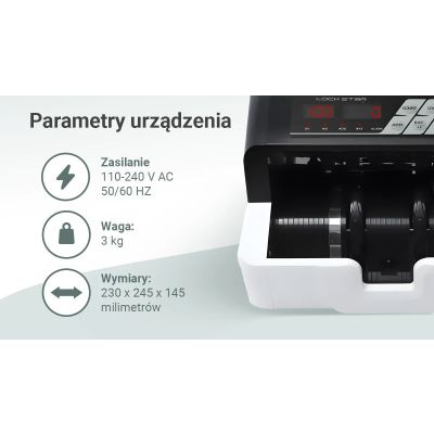 10. Extralink LockStar MG X-300 | Professioneller Banknotenzähler | UV, IR