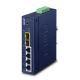 3. PLANET Industrieller L2/L4 4-Port Managed L2/L4 Gigabit Ethernet (10/100/1000) Blau