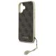 6. Guess 4G Charms Collection Hülle für iPhone 16 – braun