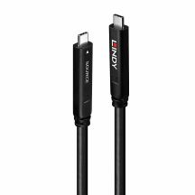 Lindy 43398 USB-Kabel USB 3.2 Gen 1 (3.1 Gen 1) 10 m USB-C 5 Gbit/s 60 W Schwarz